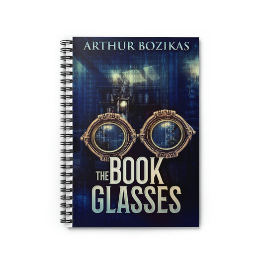 The Book Glasses - Spiral Notebook