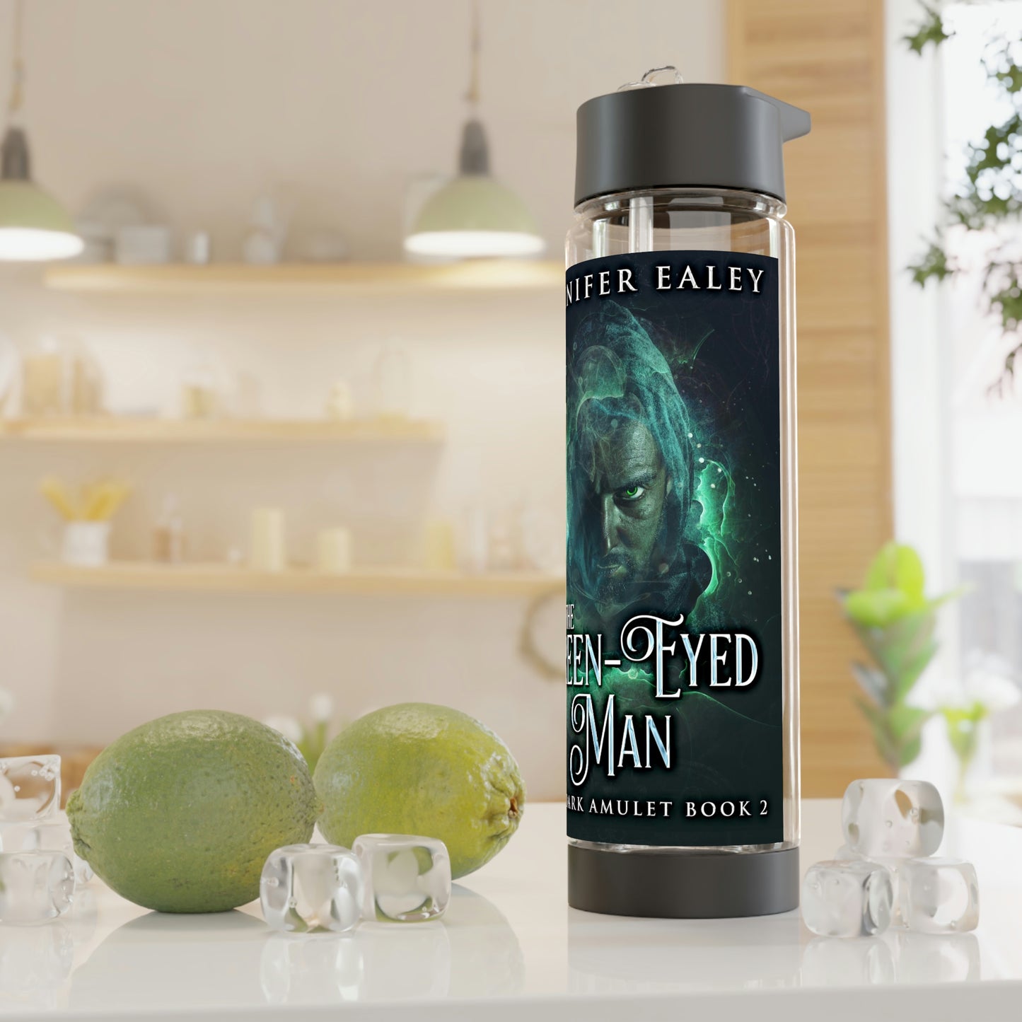 The Green-Eyed Man - Infuser Water Bottle