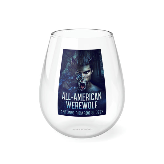 All-American Werewolf - Stemless Wine Glass, 11.75oz