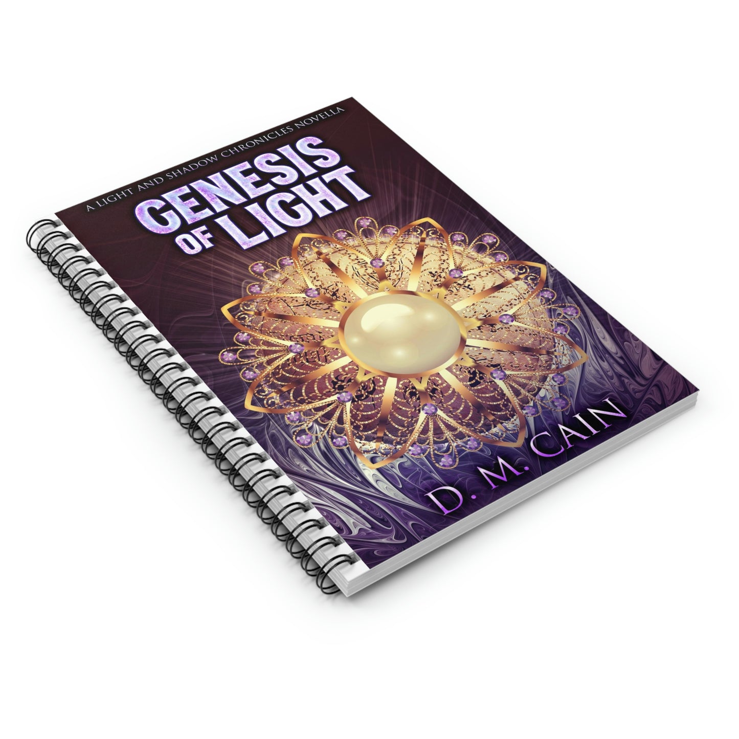 Genesis Of Light - Spiral Notebook