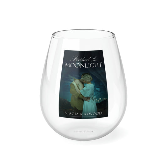 Bathed In Moonlight - Stemless Wine Glass, 11.75oz