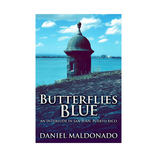 Butterflies Blue - Rolled Poster