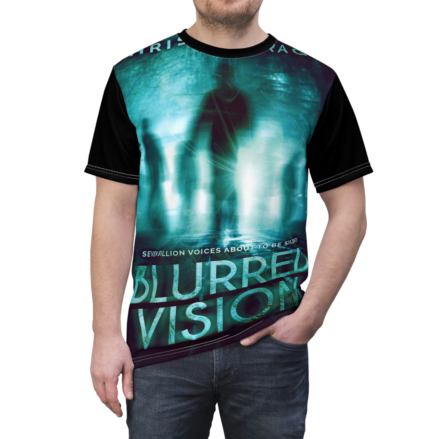 Blurred Vision - Unisex All-Over Print Cut & Sew T-Shirt
