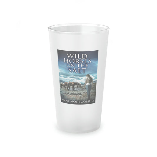 Wild Horses On The Salt - Frosted Pint Glass