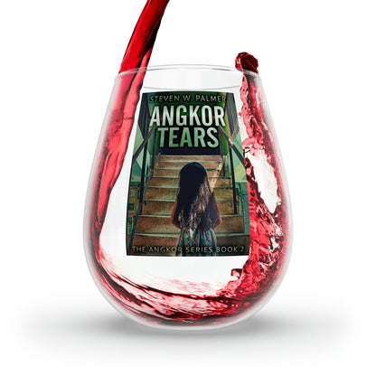 Angkor Tears - Stemless Wine Glass, 11.75oz