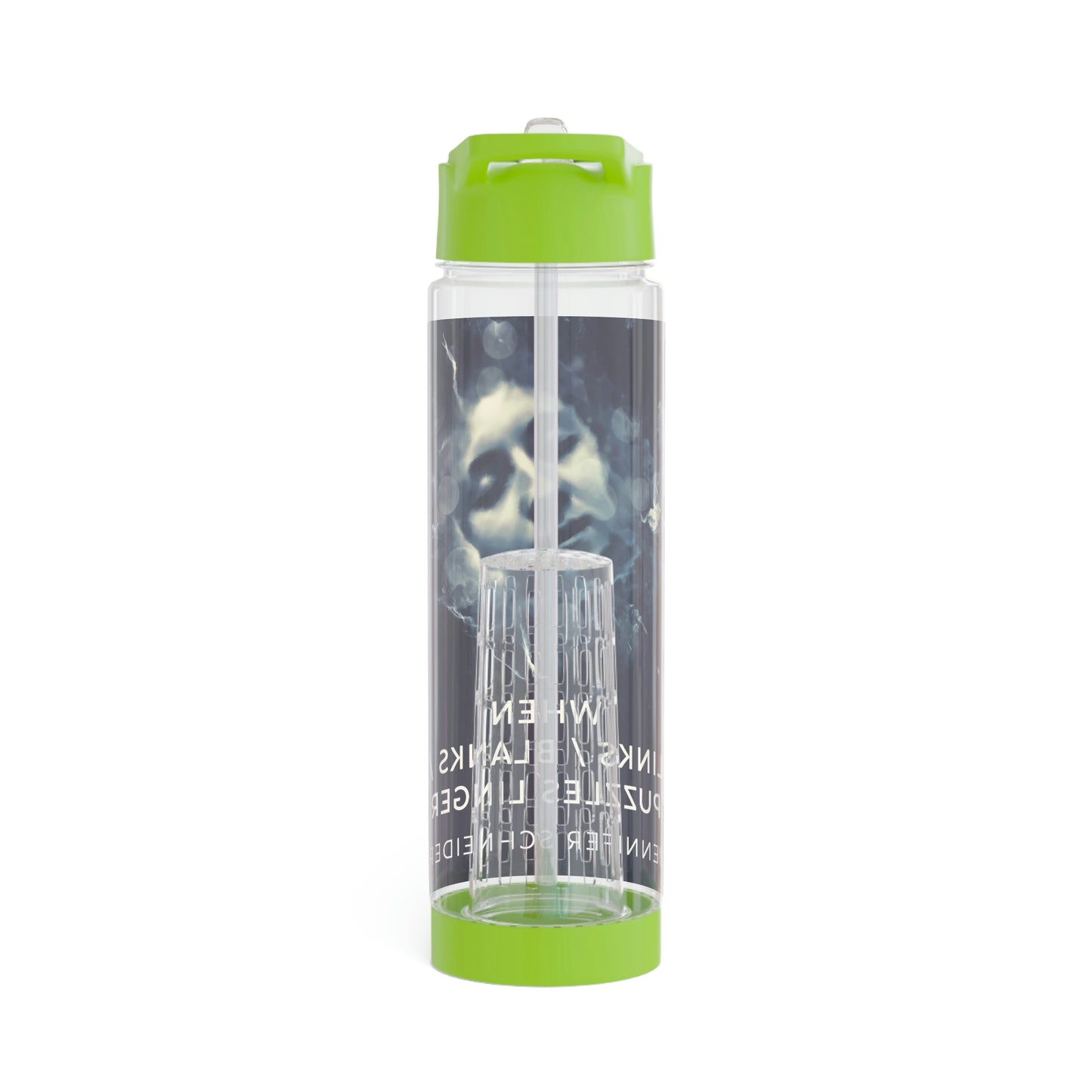 When Links / Blanks / Puzzles Linger - Infuser Water Bottle