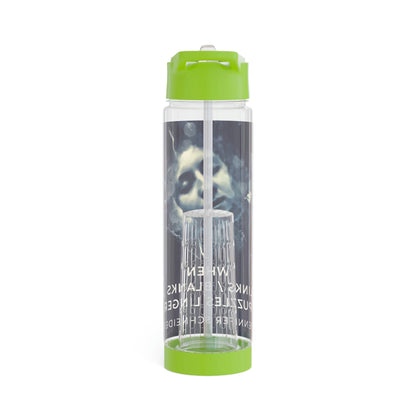 When Links / Blanks / Puzzles Linger - Infuser Water Bottle
