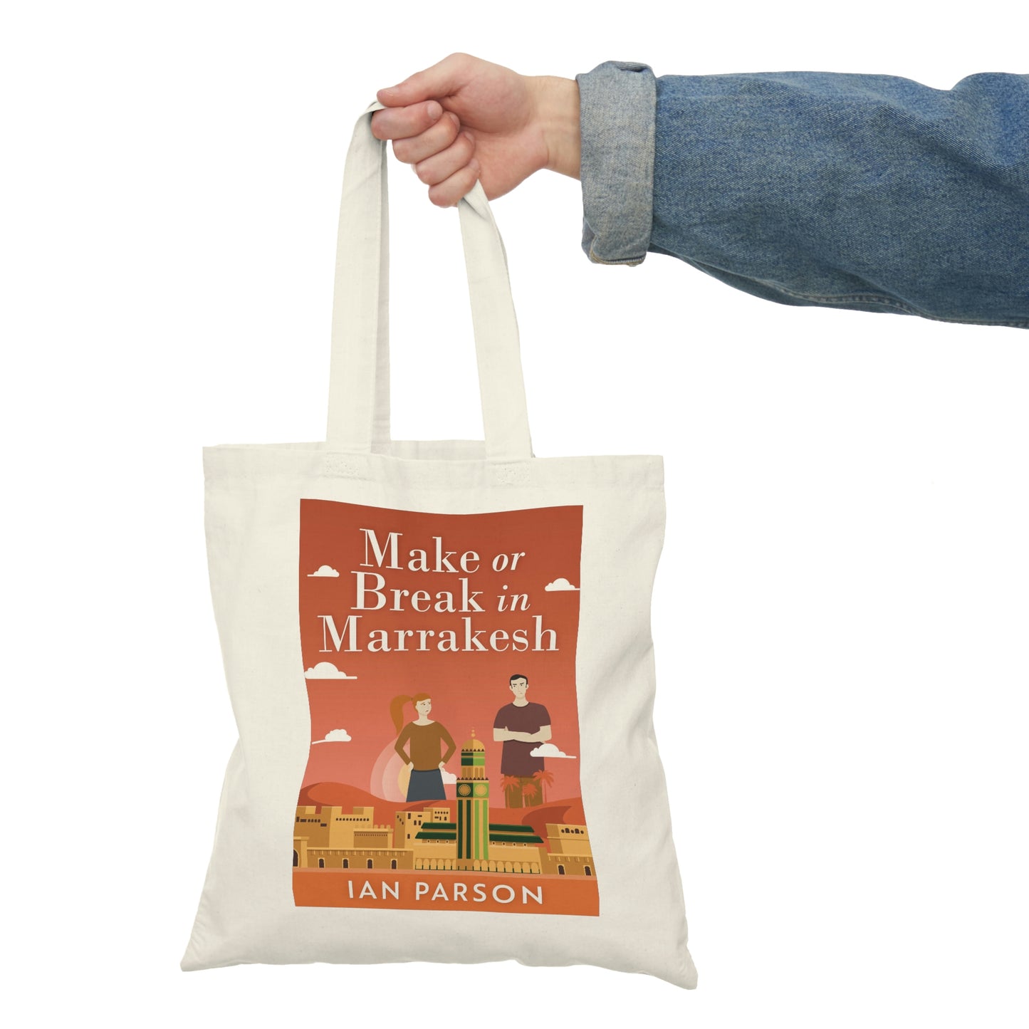 Make Or Break In Marrakesh - Natural Tote Bag