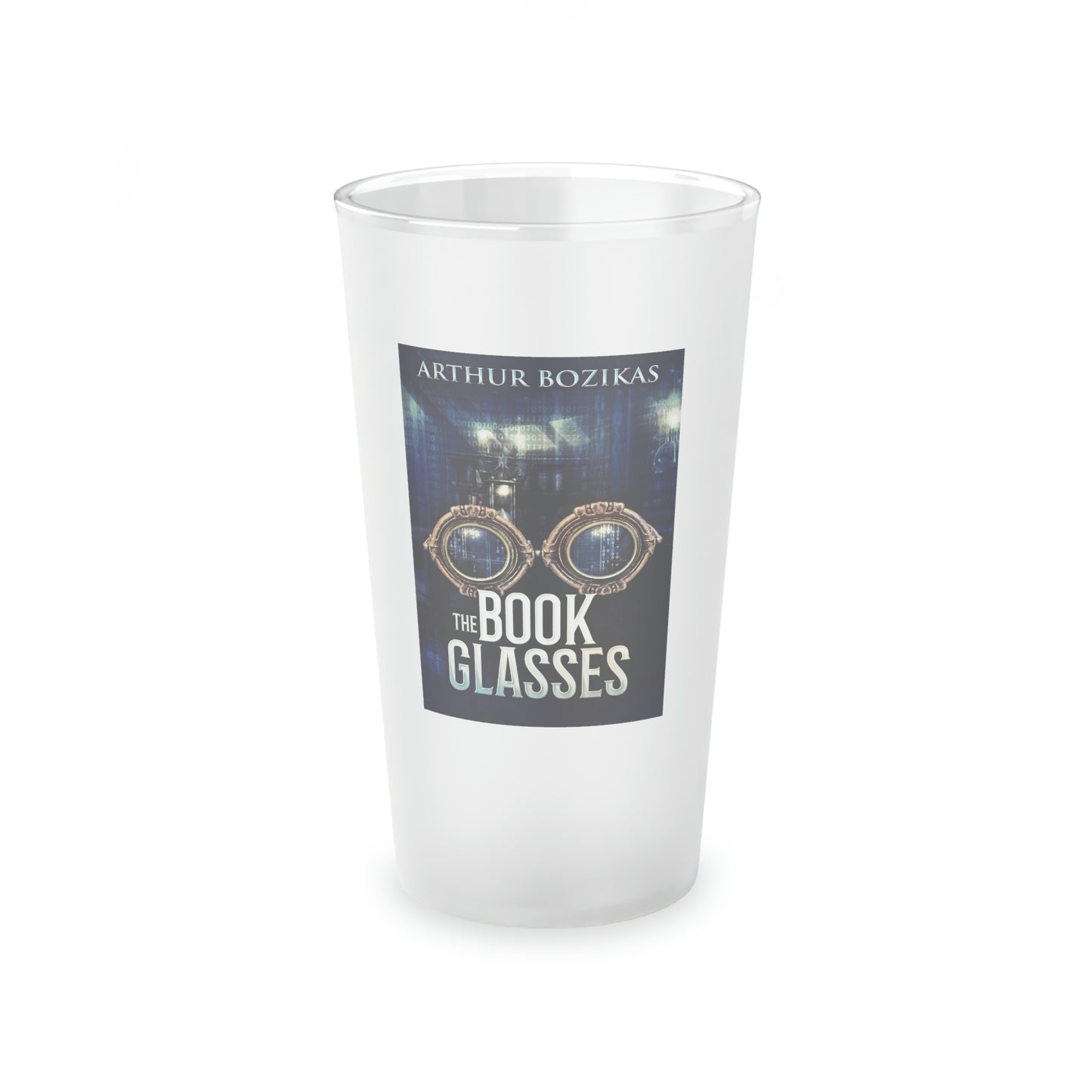 The Book Glasses - Frosted Pint Glass