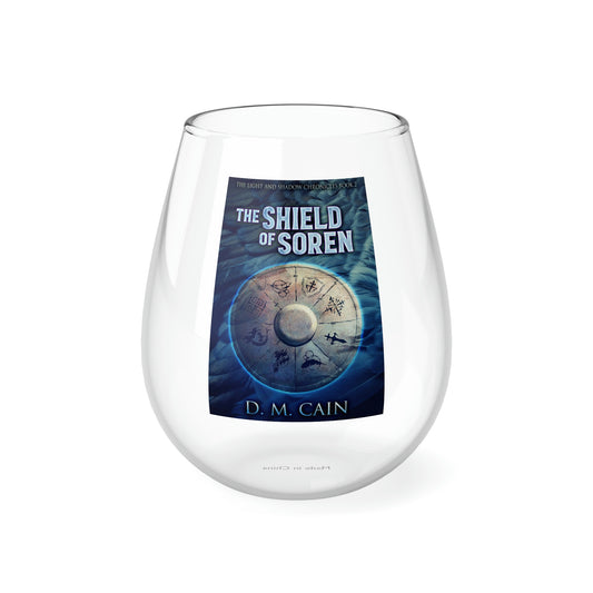 The Shield of Soren - Stemless Wine Glass, 11.75oz