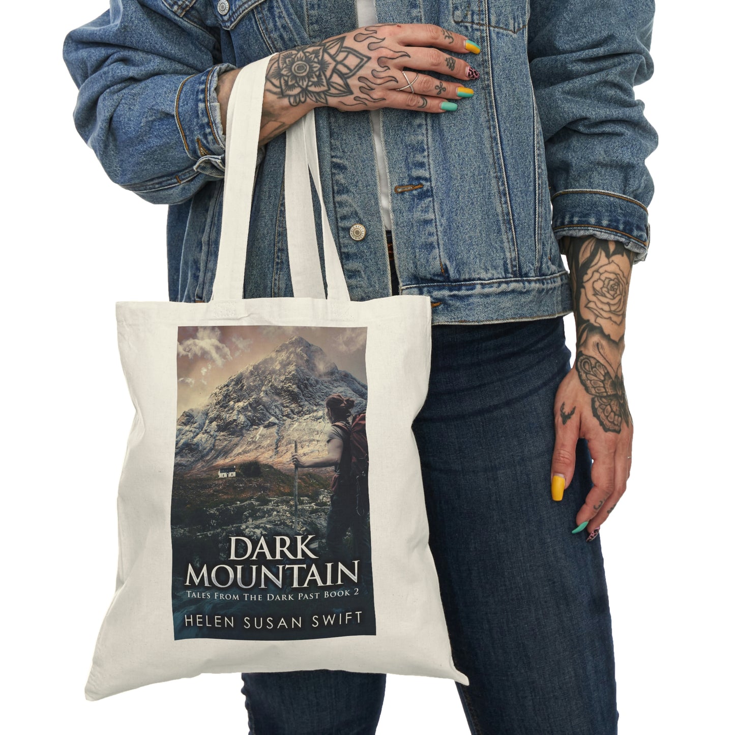 Dark Mountain - Natural Tote Bag