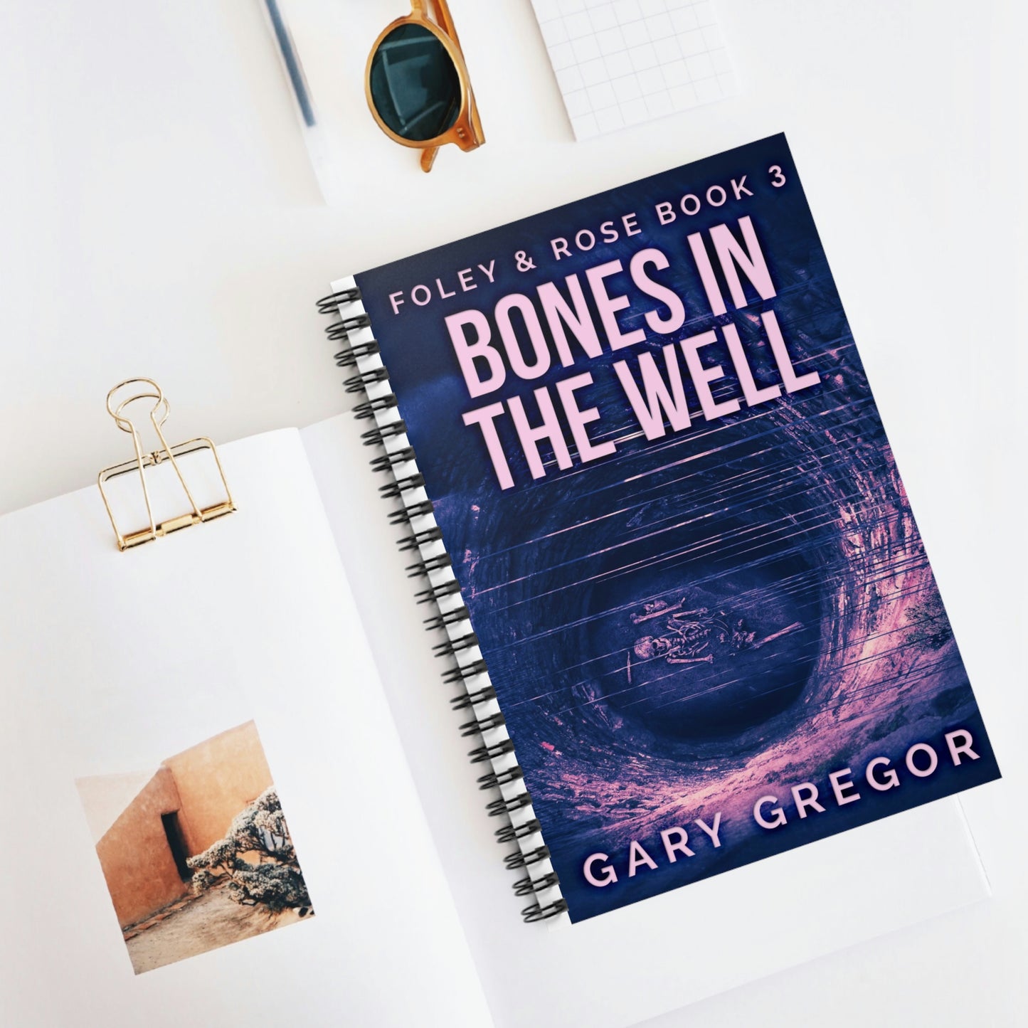 Bones In The Well - Spiral Notebook