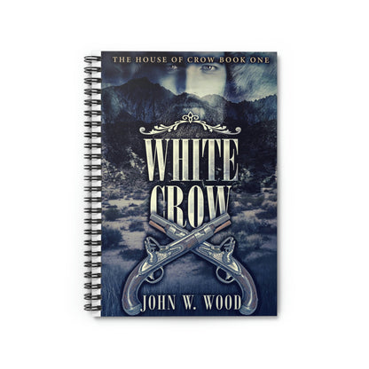 White Crow - Spiral Notebook
