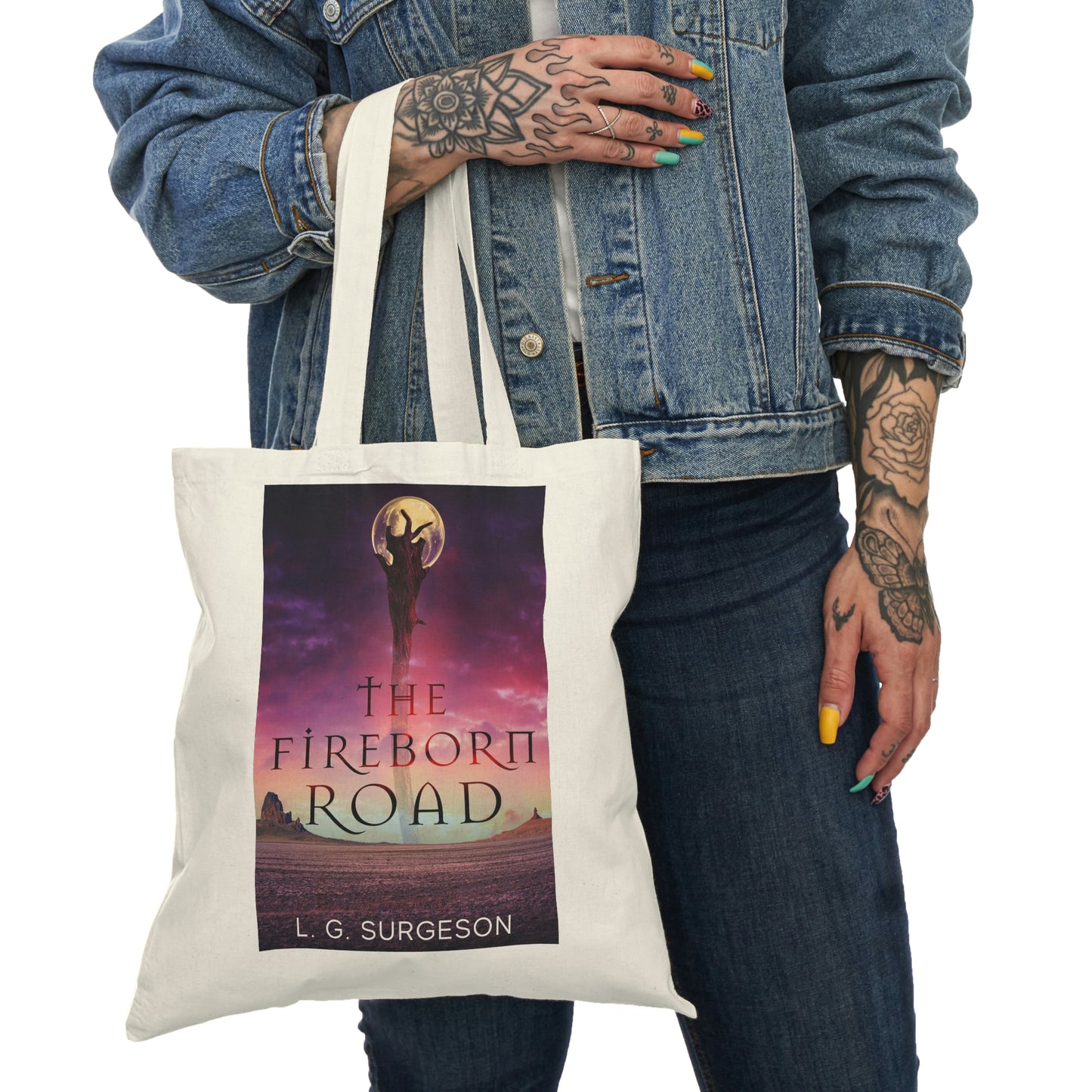 The Fireborn Road - Natural Tote Bag