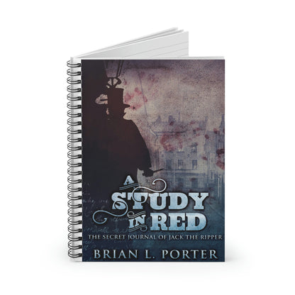 A Study In Red - Spiral Notebook