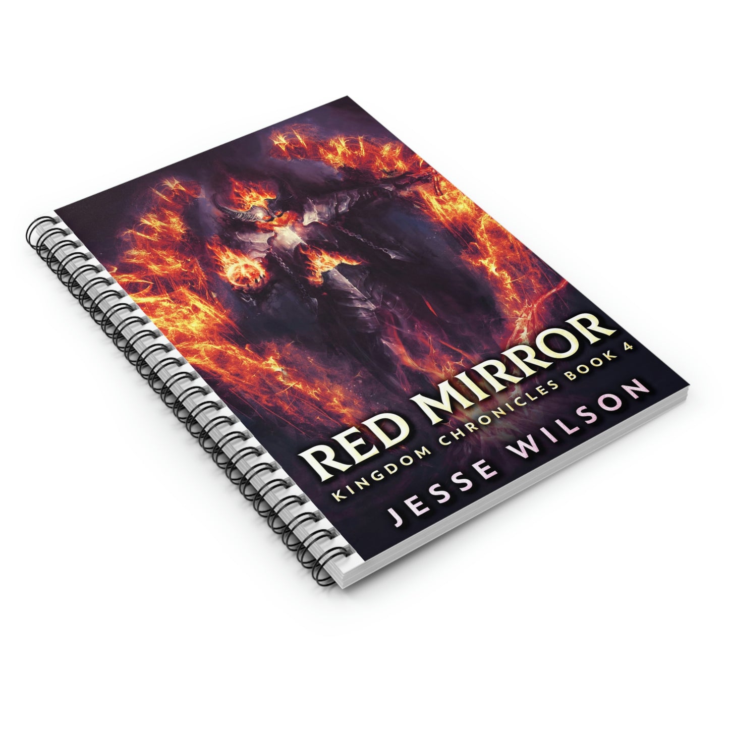 Red Mirror - Spiral Notebook
