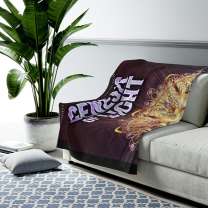Genesis Of Light - Velveteen Plush Blanket