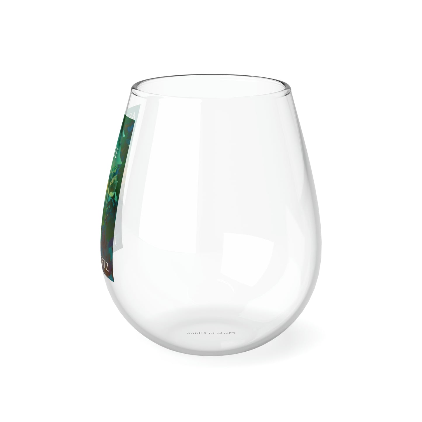 As Far As The I Can See - Stemless Wine Glass, 11.75oz