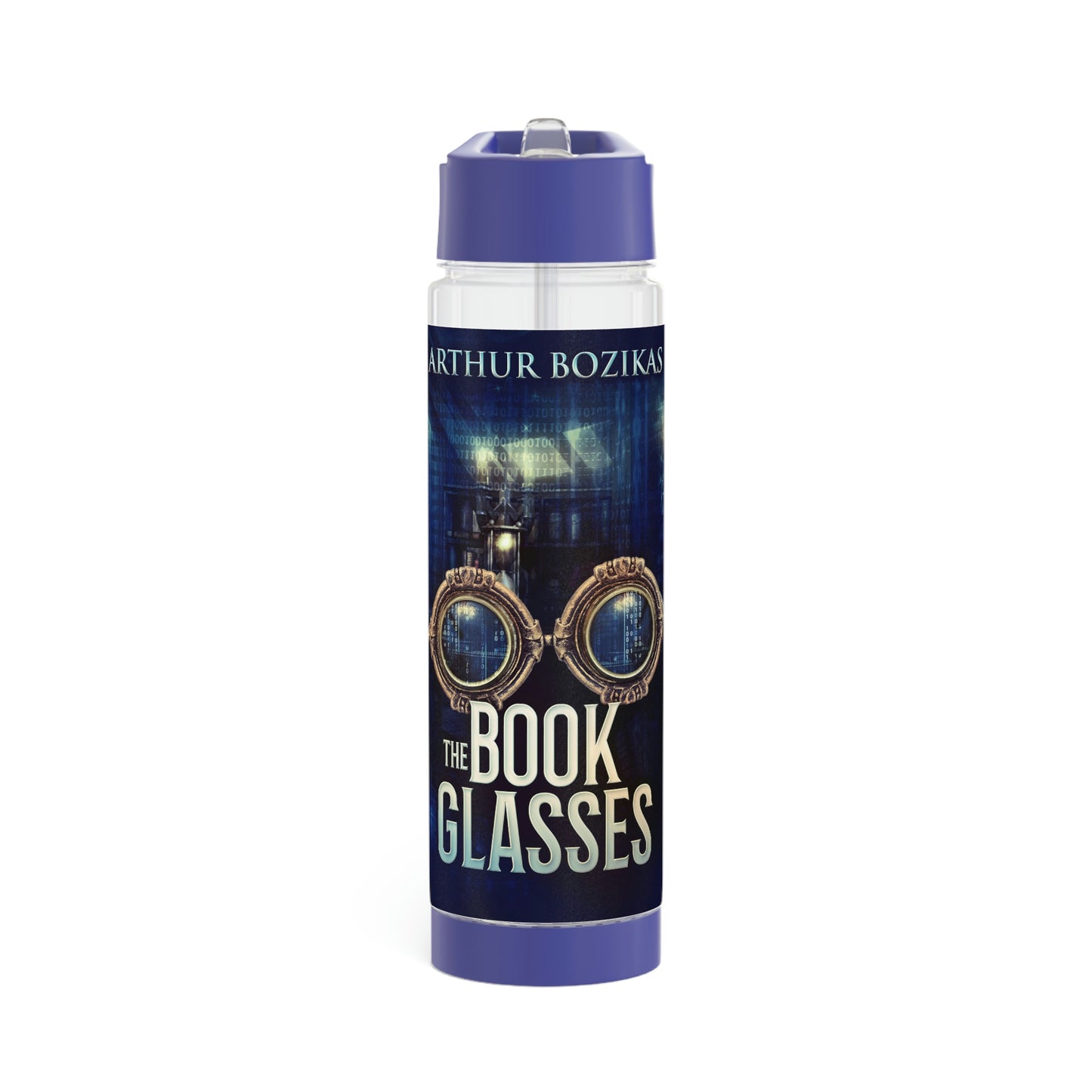 The Book Glasses - Infuser Water Bottle