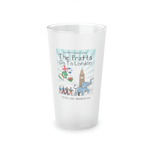 The Pratts Go To London - Frosted Pint Glass