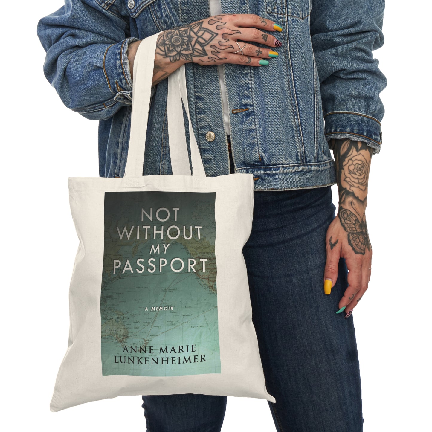 Not Without My Passport - Natural Tote Bag