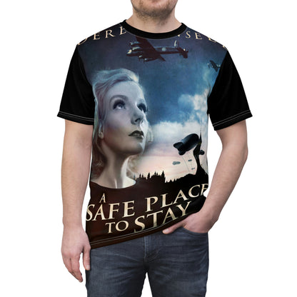 A Safe Place To Stay - Unisex All-Over Print Cut & Sew T-Shirt