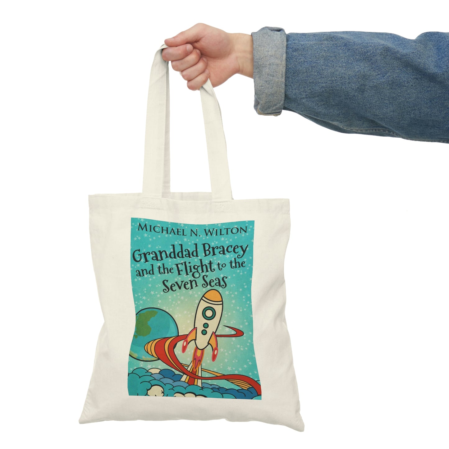 Granddad Bracey And The Flight To The Seven Seas - Natural Tote Bag