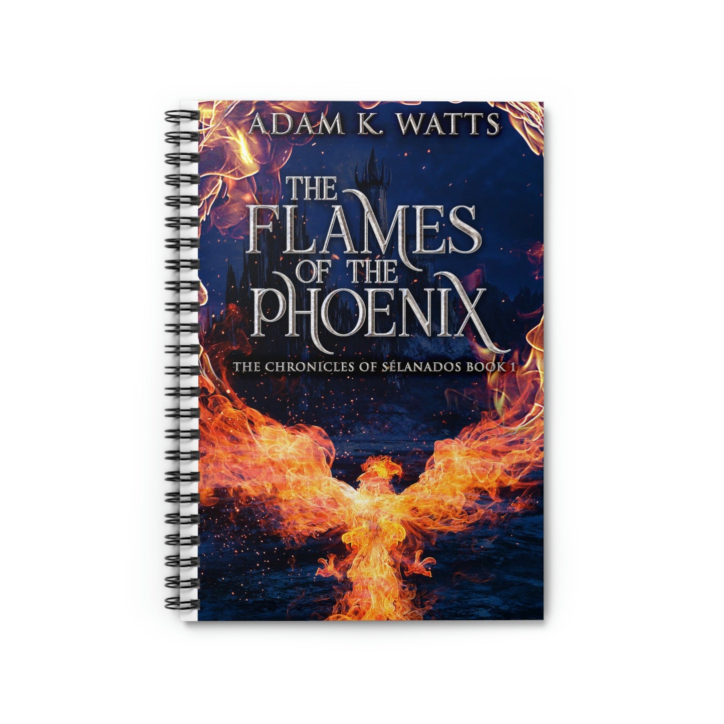 The Flames Of The Phoenix - Spiral Notebook