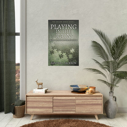Playing in The Rain - Rolled Poster