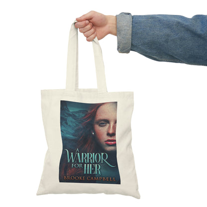 A Warrior For Her - Natural Tote Bag