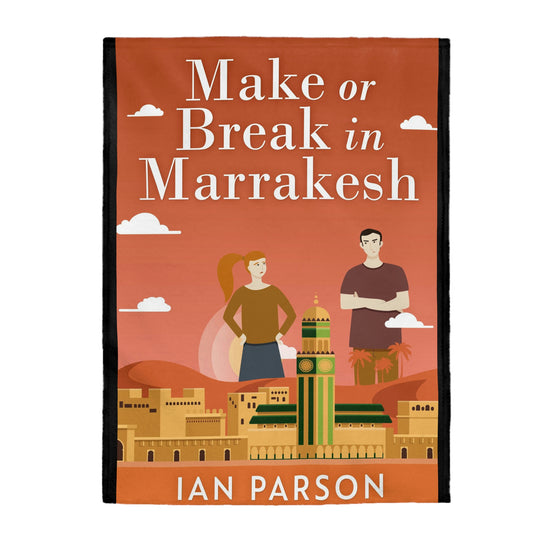Make Or Break In Marrakesh - Velveteen Plush Blanket