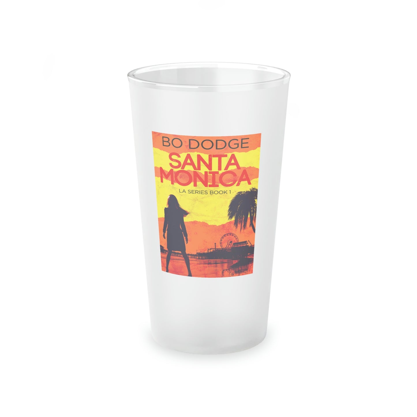 Santa Monica - Frosted Pint Glass