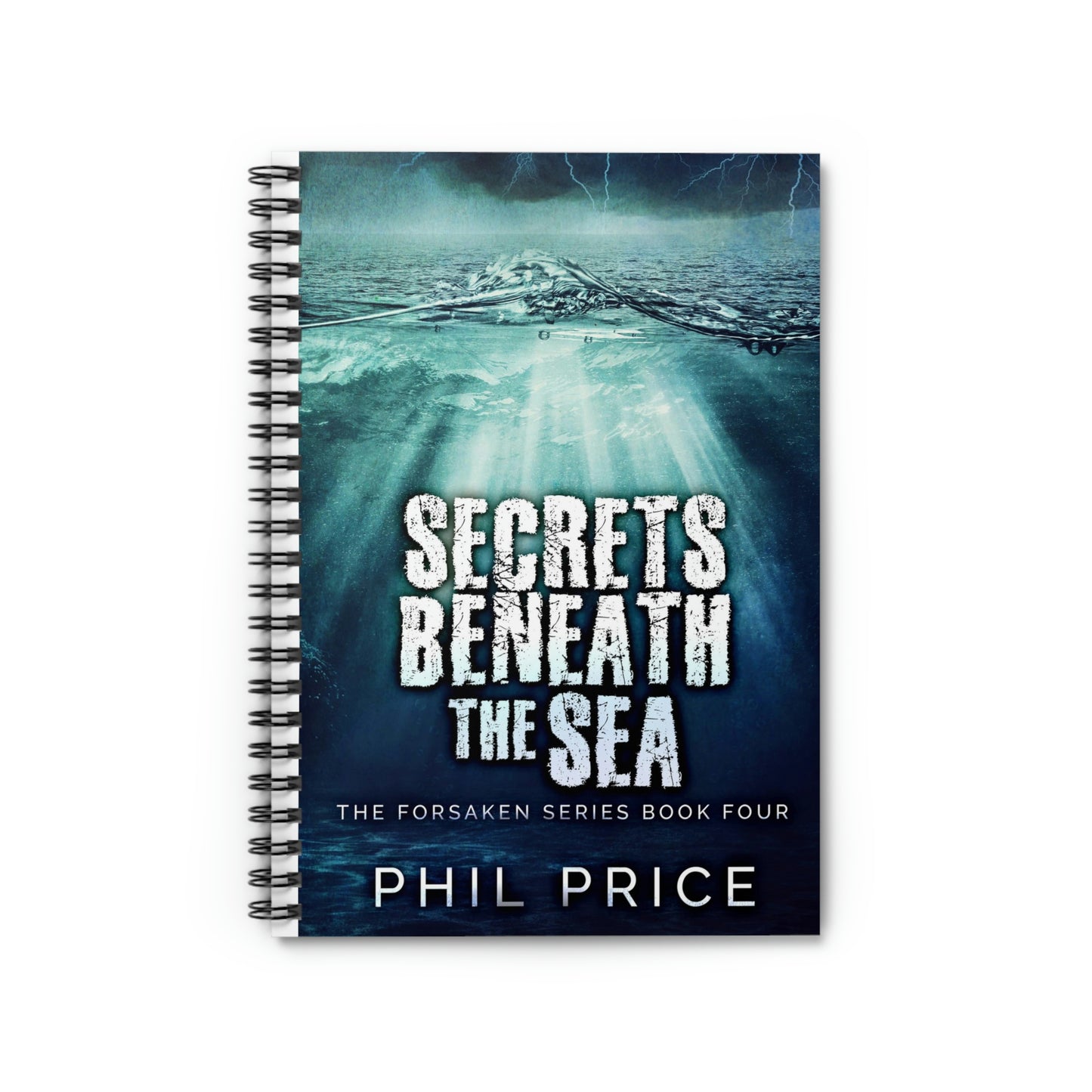 Secrets Beneath The Sea - Spiral Notebook