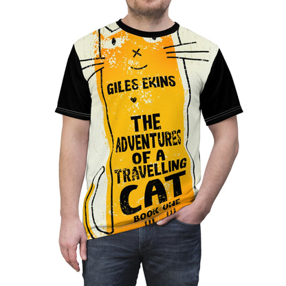 The Adventures Of A Travelling Cat - Unisex All-Over Print Cut & Sew T-Shirt