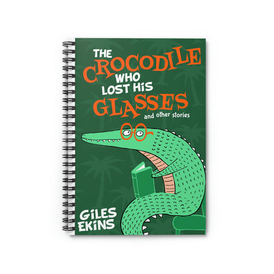The Crocodile Who Lost His Glasses - Spiral Notebook