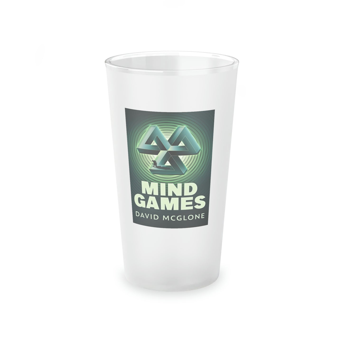 Mind Games - Frosted Pint Glass