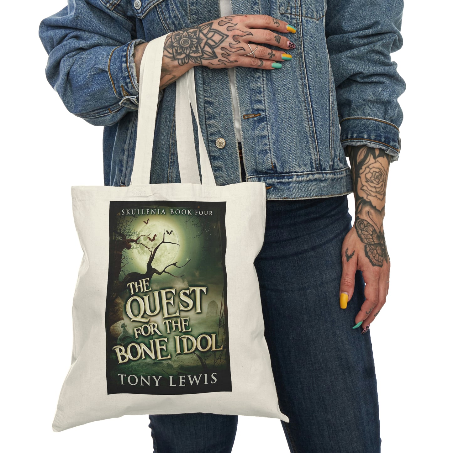 The Quest for the Bone Idol - Natural Tote Bag