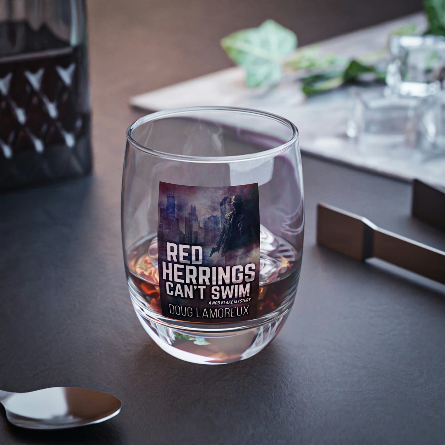 Red Herrings Can't Swim - Whiskey Glass