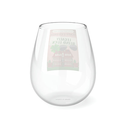 Legally Blind Luck - Stemless Wine Glass, 11.75oz