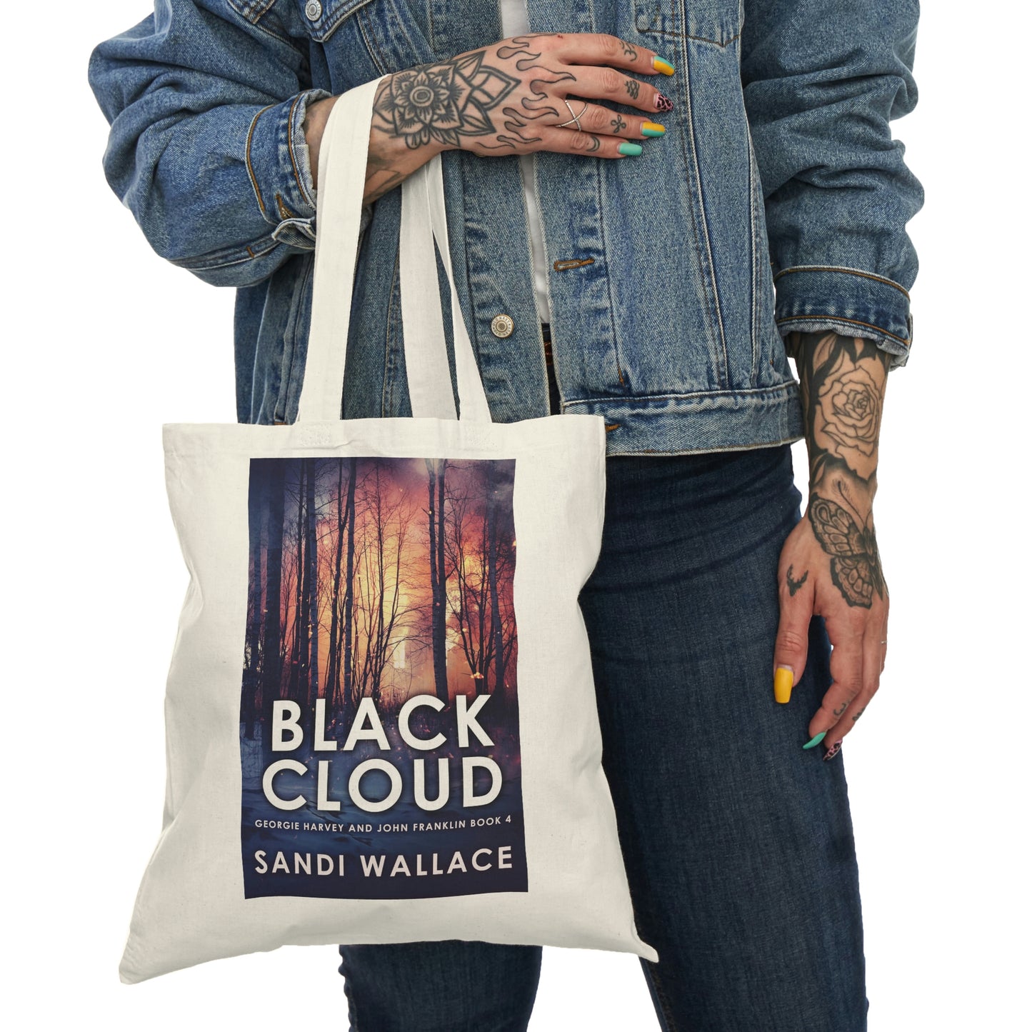 Black Cloud - Natural Tote Bag