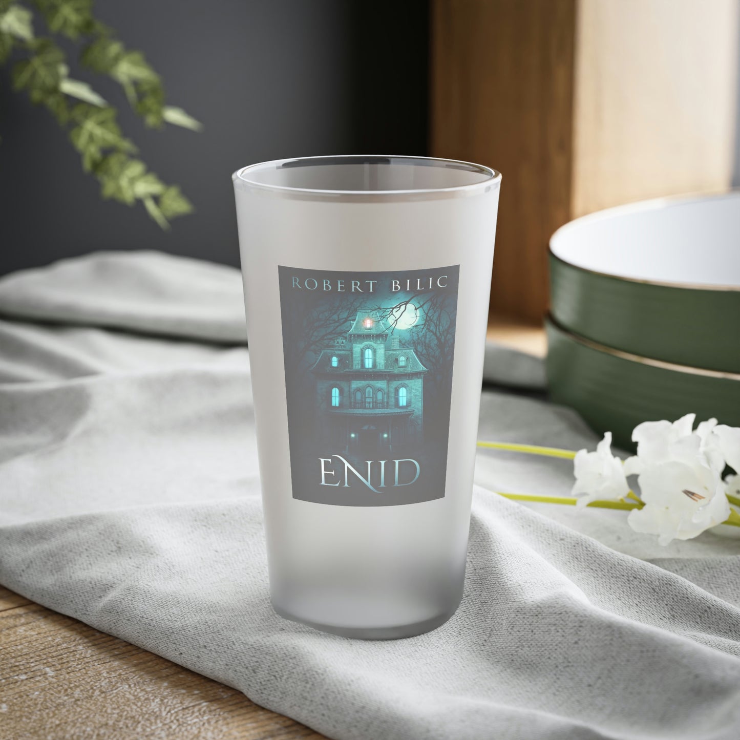 Enid - Frosted Pint Glass