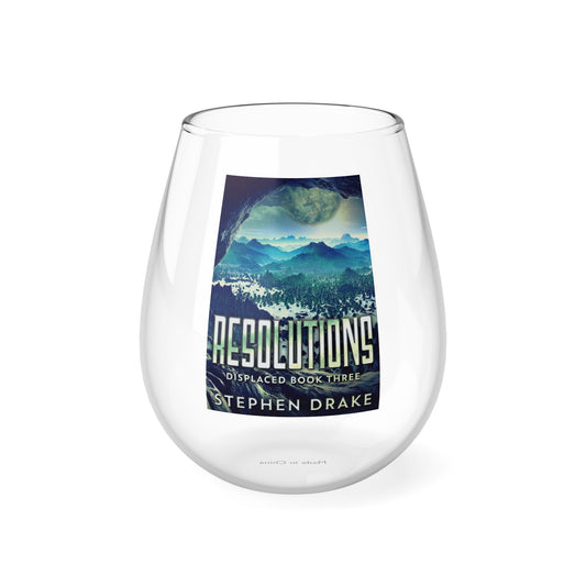 Resolutions - Stemless Wine Glass, 11.75oz