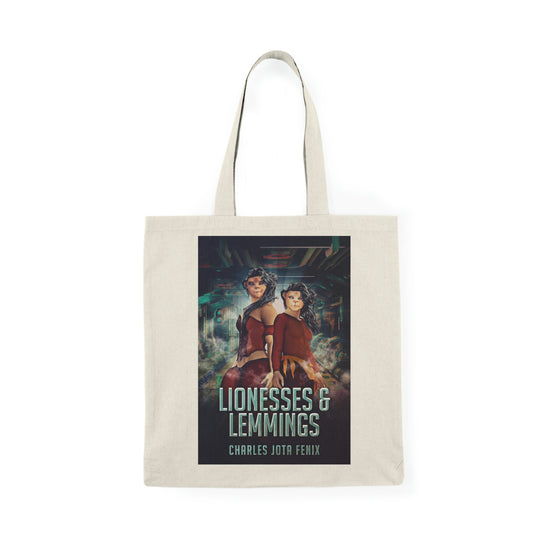 Lionesses & Lemmings - Natural Tote Bag