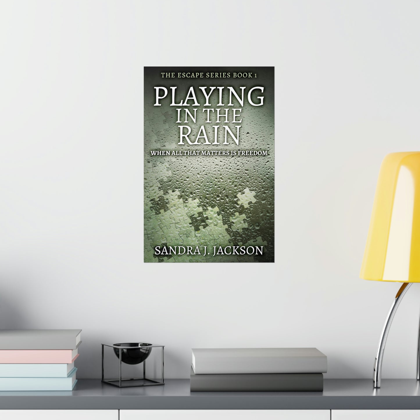 Playing in The Rain - Matte Poster