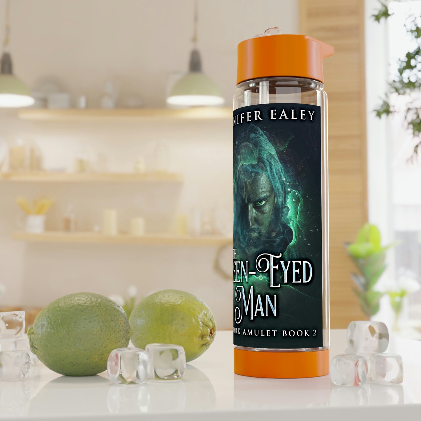 The Green-Eyed Man - Infuser Water Bottle