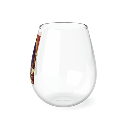 Burned Up - Stemless Wine Glass, 11.75oz