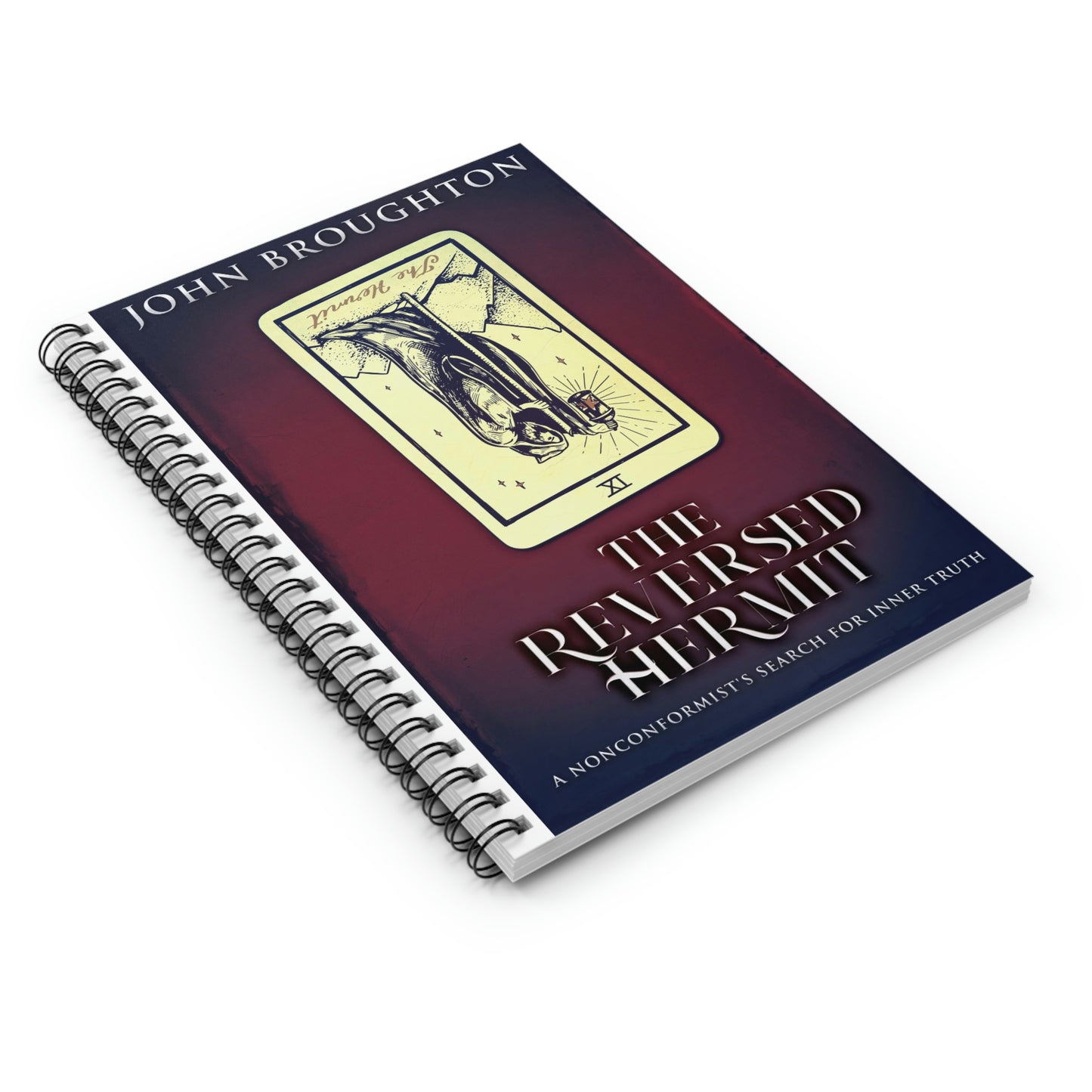 The Reversed Hermit - Spiral Notebook
