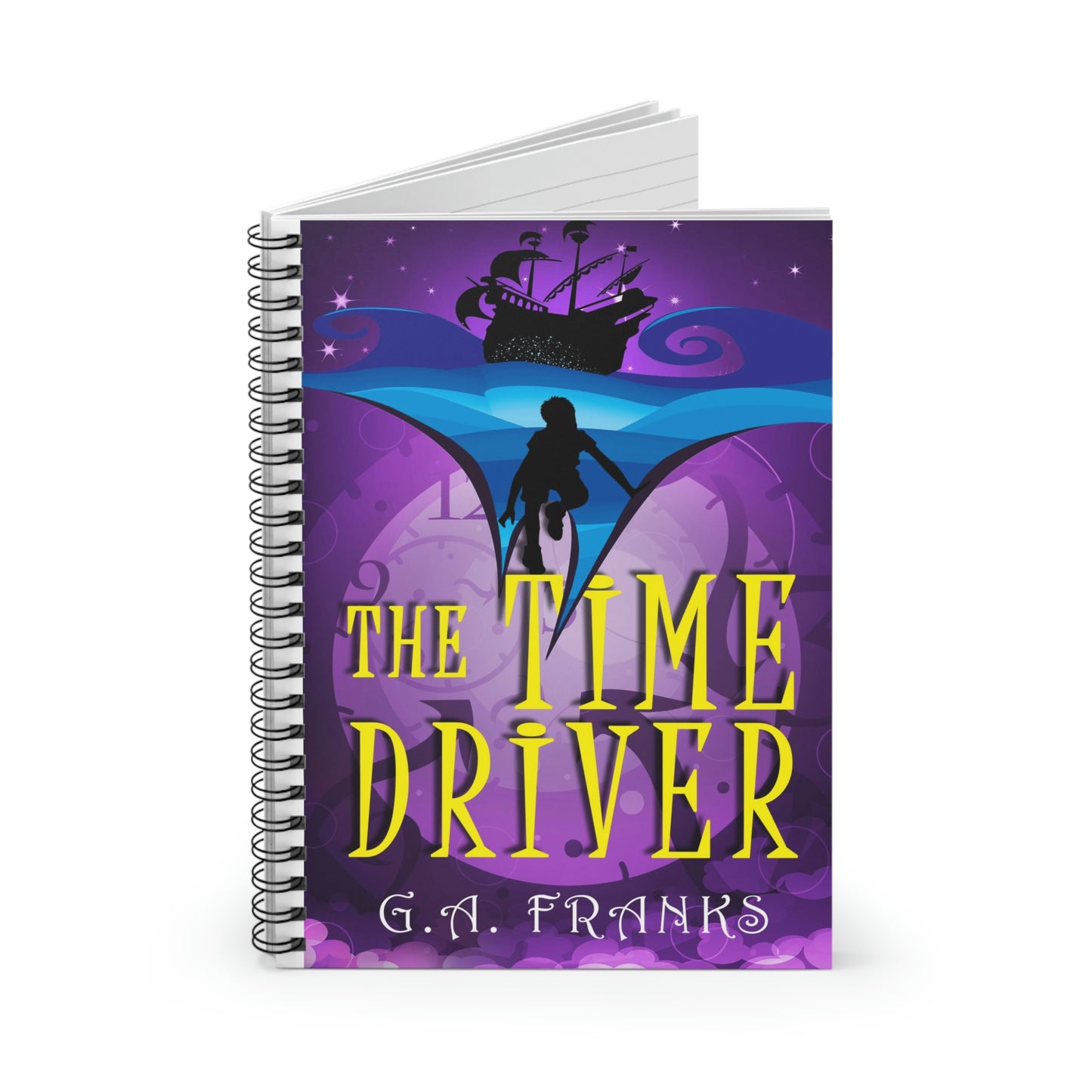 The Time Driver - Spiral Notebook