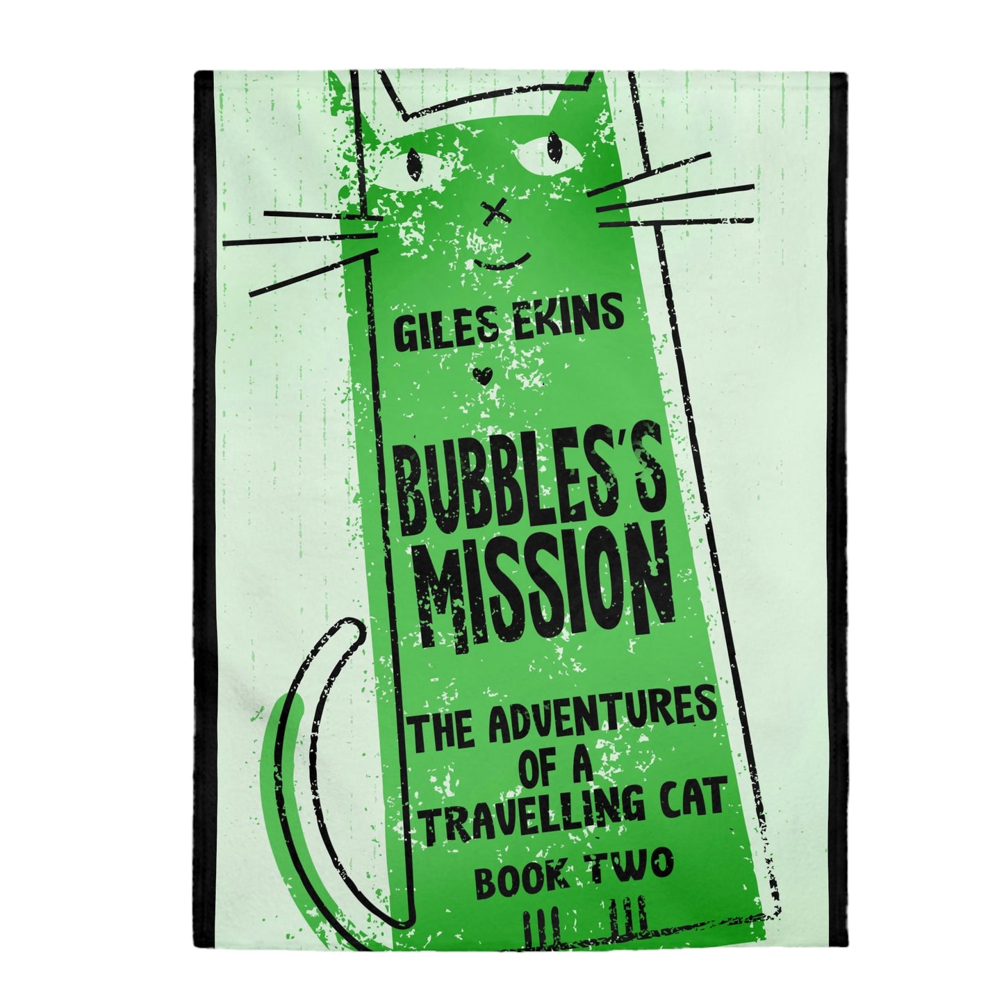 Bubbles's Mission - Velveteen Plush Blanket