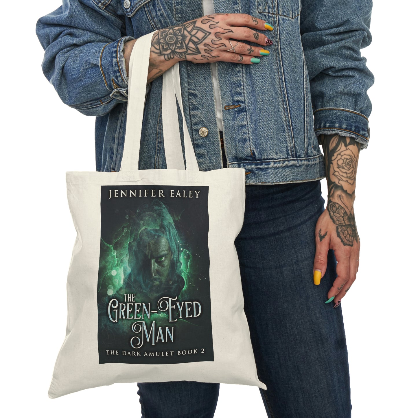 The Green-Eyed Man - Natural Tote Bag